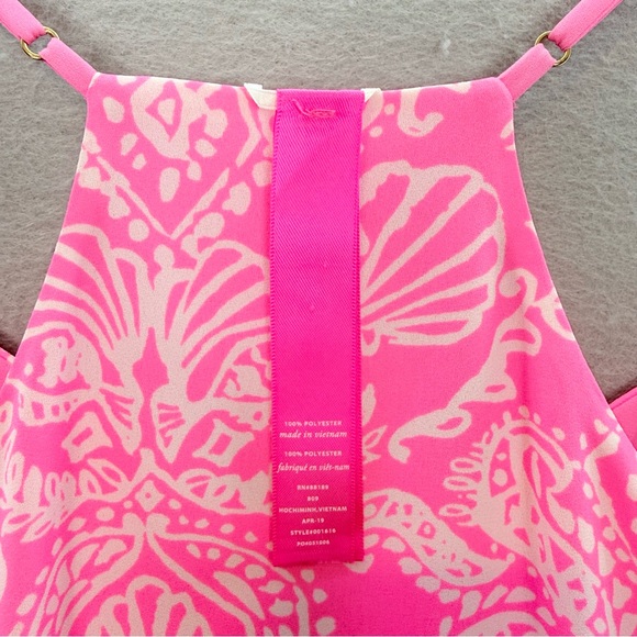 Lilly Pulitzer - women’s spritz Havana pink reversible pink tank v neck top S - Picture 5 of 7
